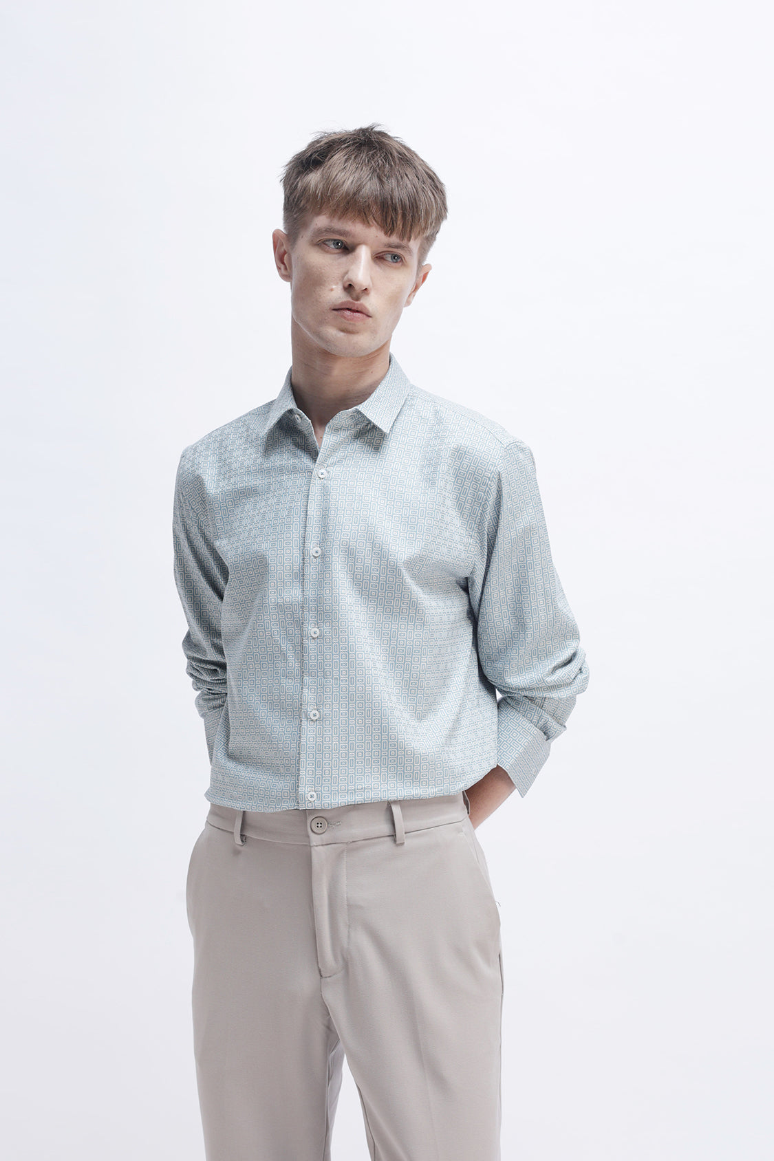 GEOMETRIC PRINTED SHIRT