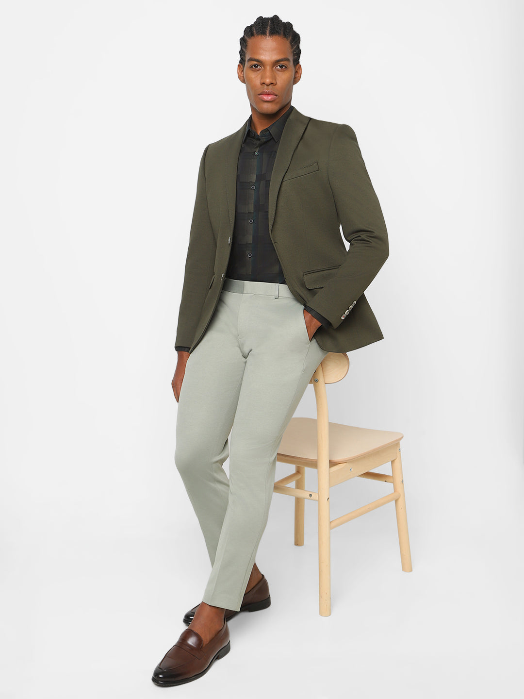 Men's Green Blazer TCJ-ROBERTO