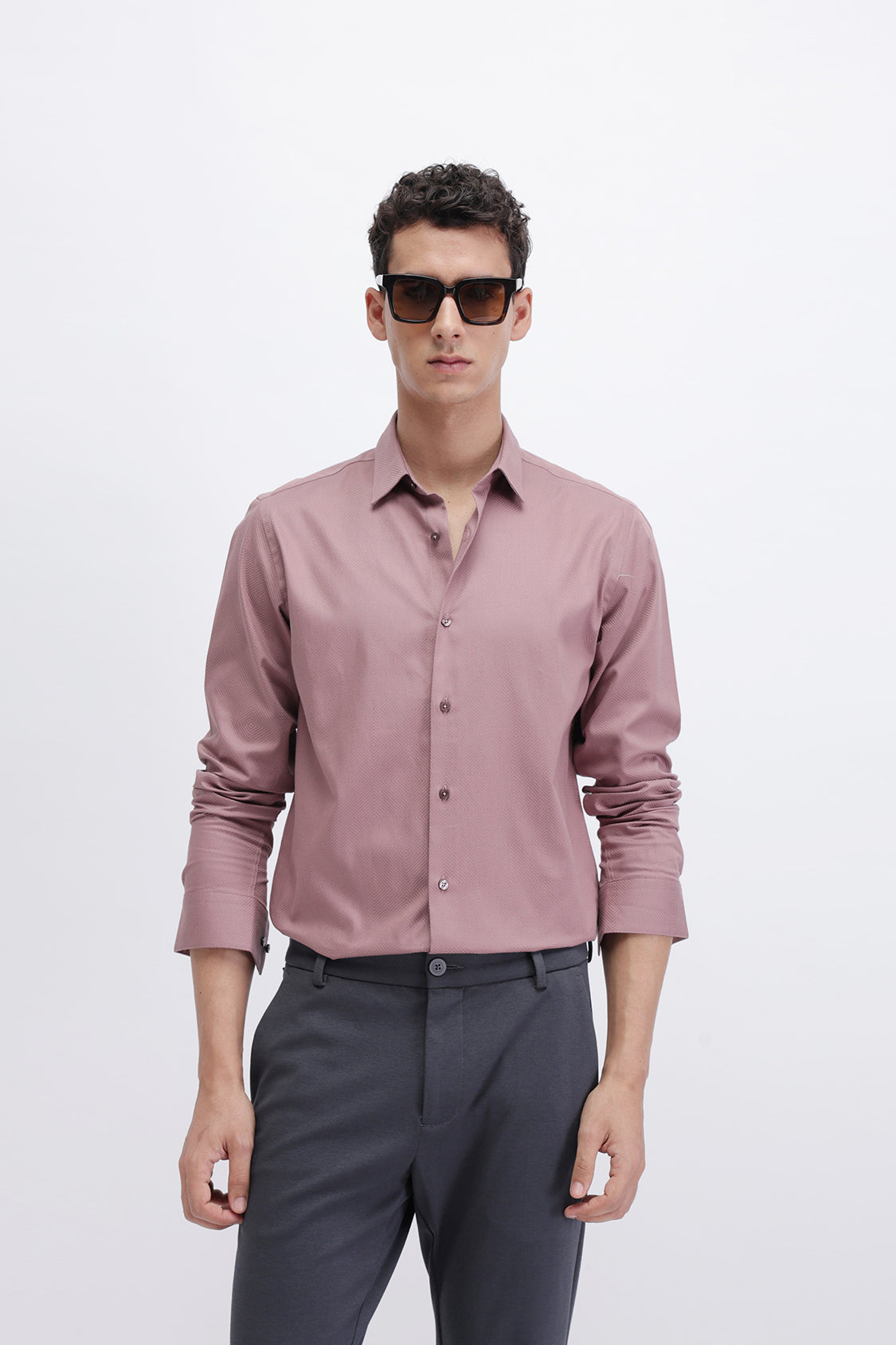 PLAIN TEXTURED SHIRT