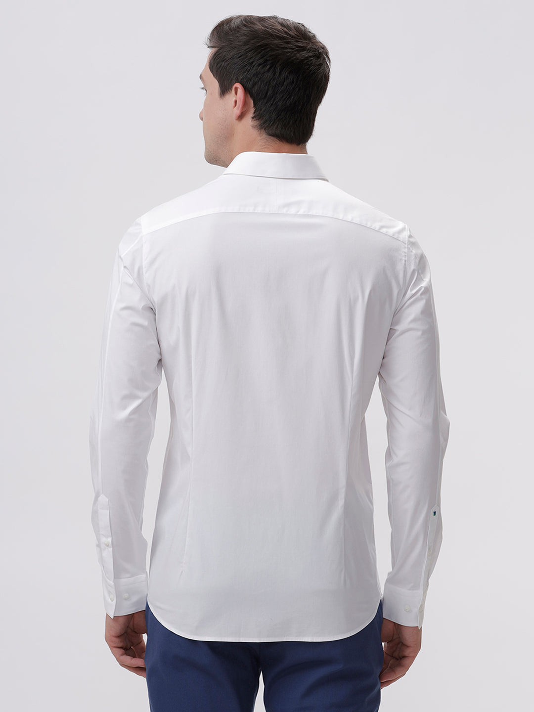 SLIM FIT CASUAL PLAIN SHIRT