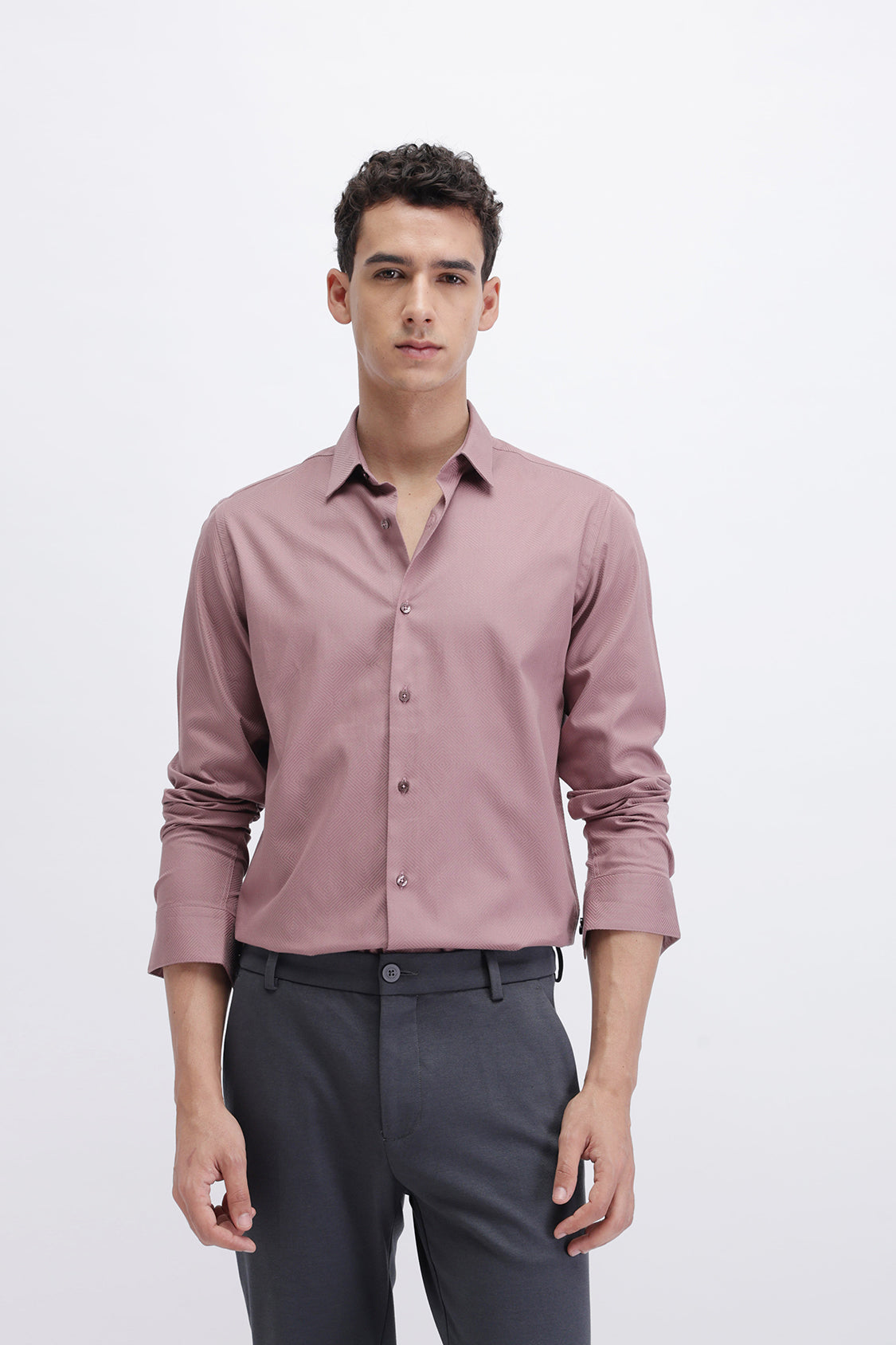 PLAIN TEXTURED SHIRT