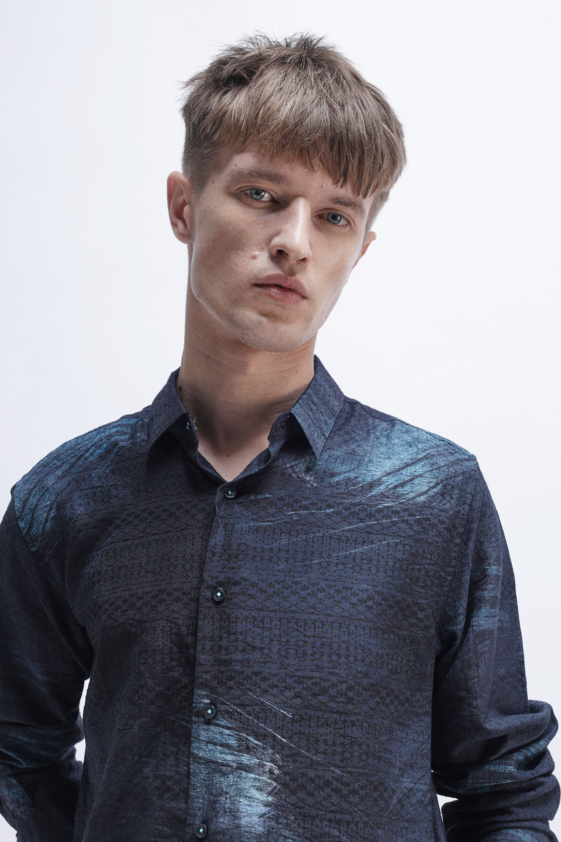 BRUSH STROKE PRINTED SHIRT