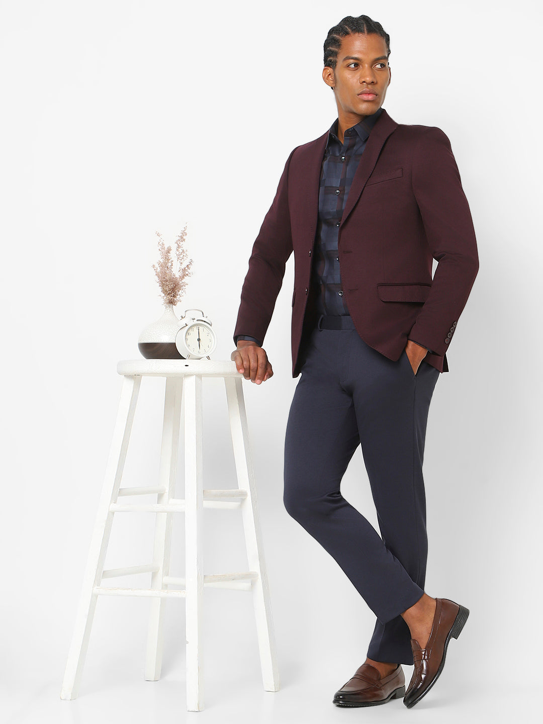 Men's Maroon Blazer TCJ-RAMON