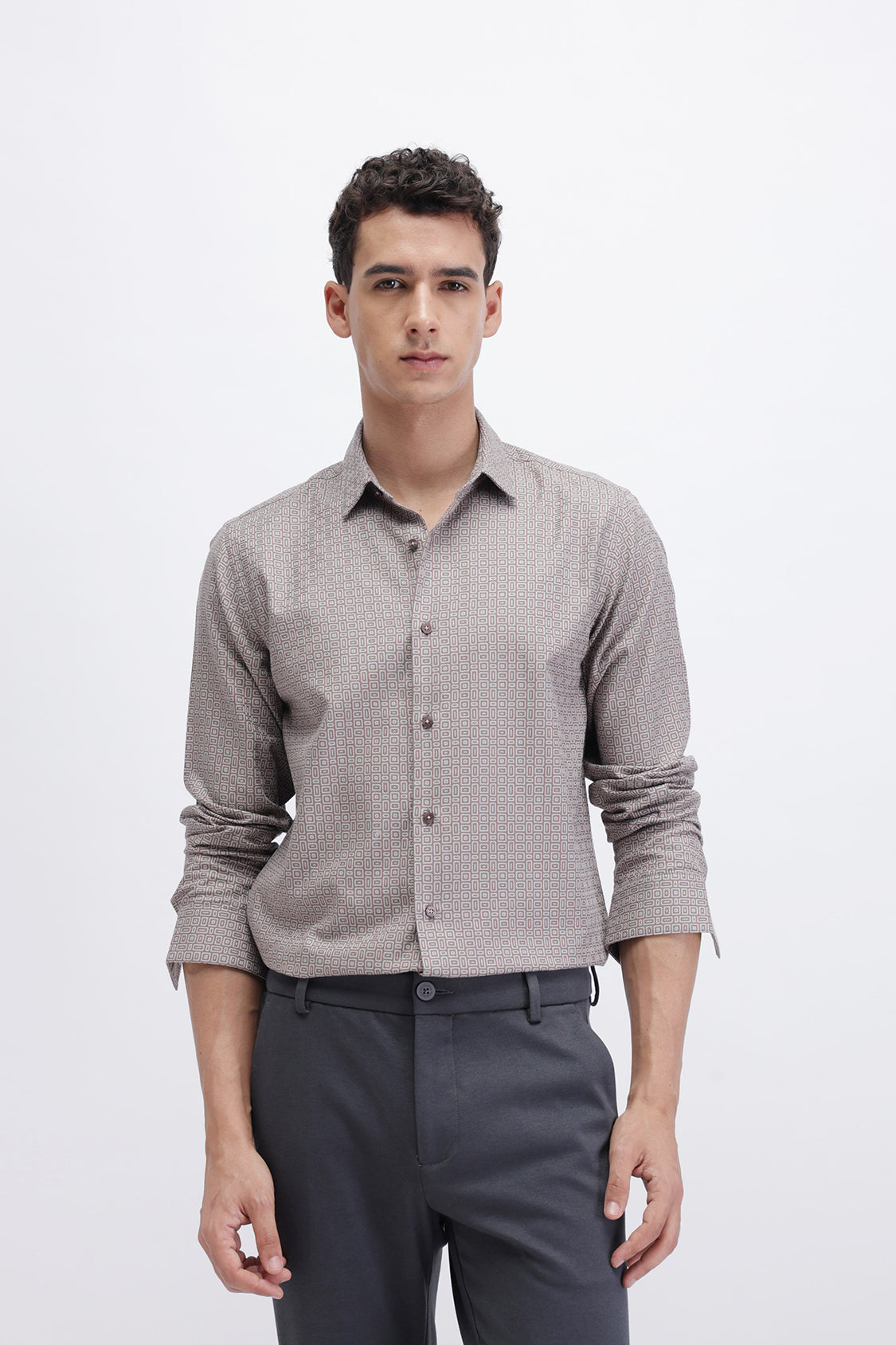 GEOMETRIC PRINTED SHIRT