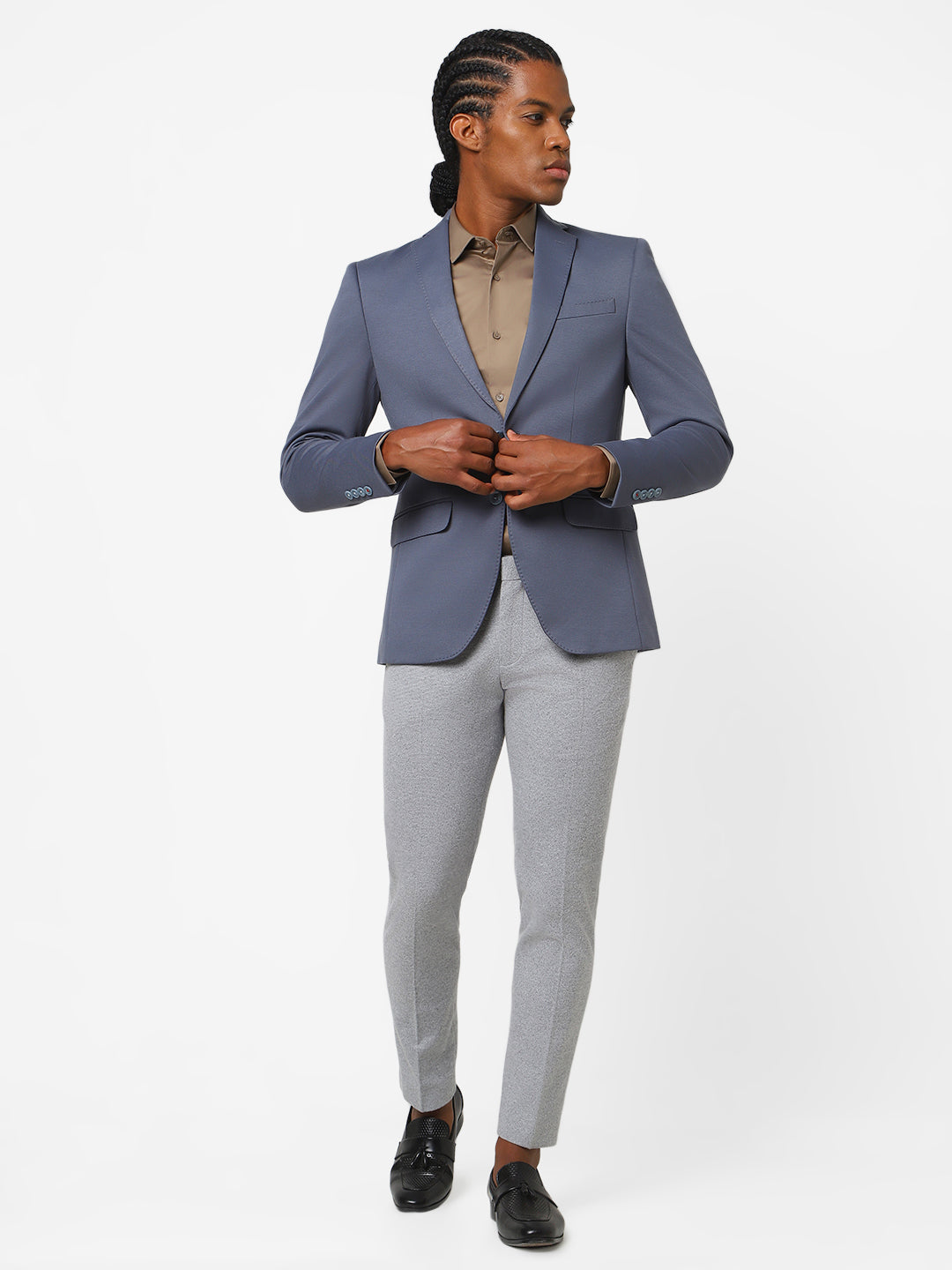 Men's Sky Blue Blazer TCJ-BRIAN
