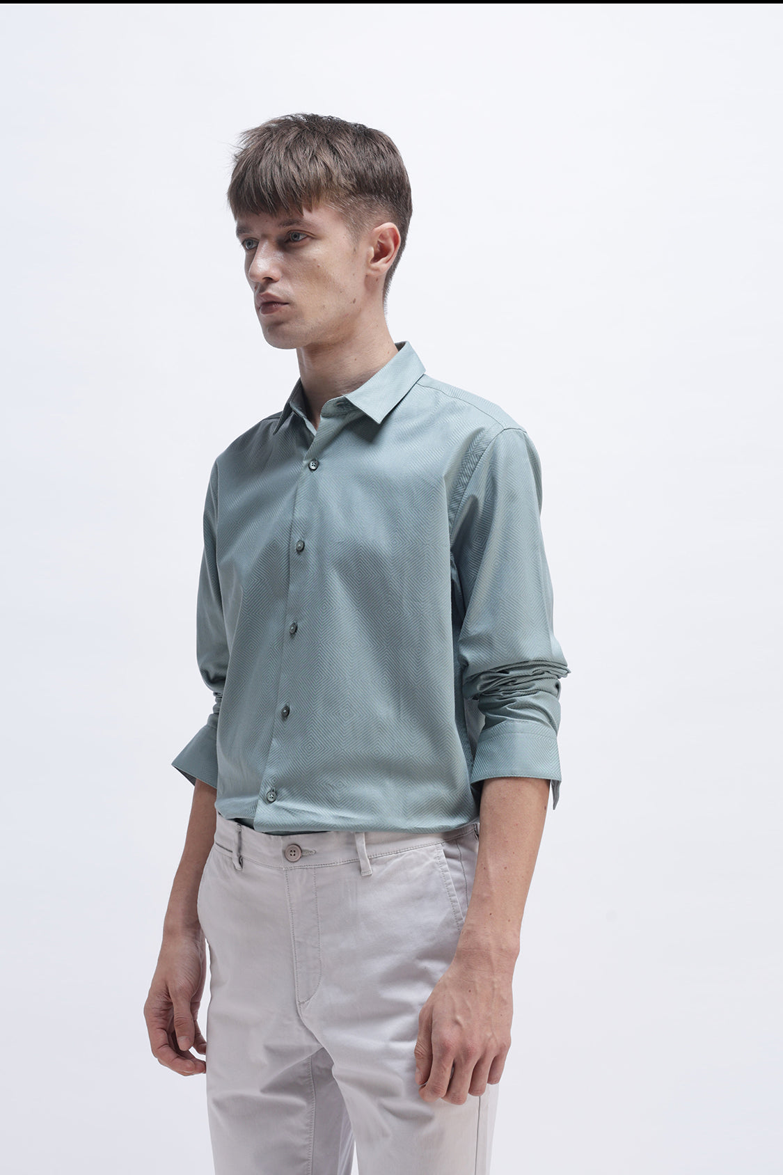 PLAIN TEXTURED SHIRT
