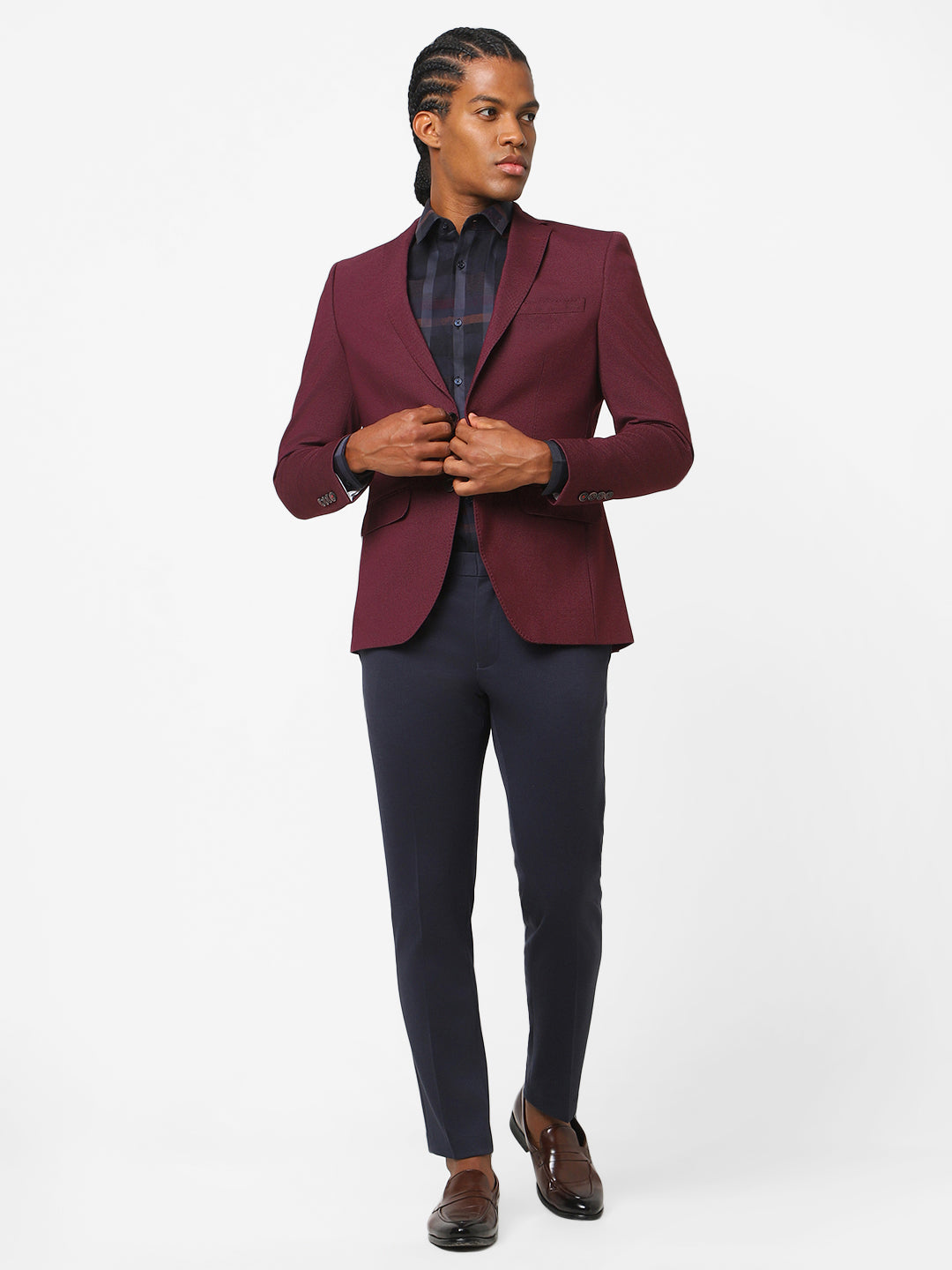 Men's Maroon Blazer TCJ-SETH