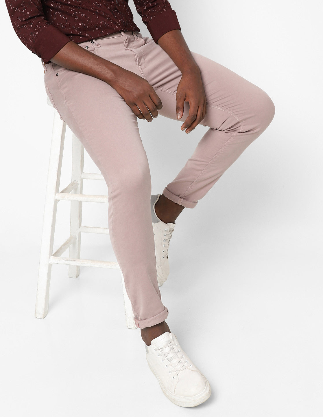 Men's Light Pink Denim TCDN242D